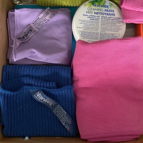 COPY - Graphite w/Purple Trim Diamond Textured Kitchen Cloth by Norwex w/BacLoc… - Picture 9 of 13